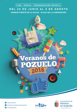 Cartel Veranos de Pozuelo 2018
